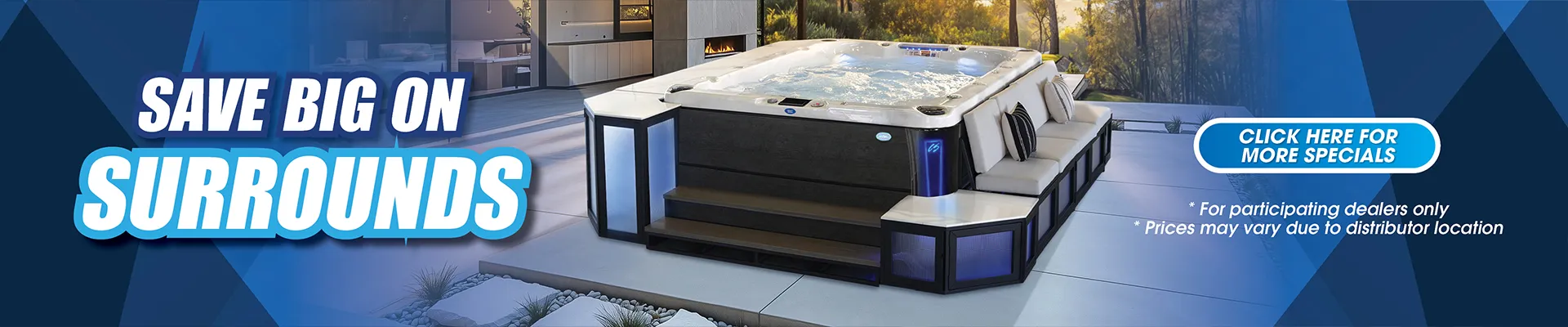 Calspas hot tub being used in a family setting - Millvale